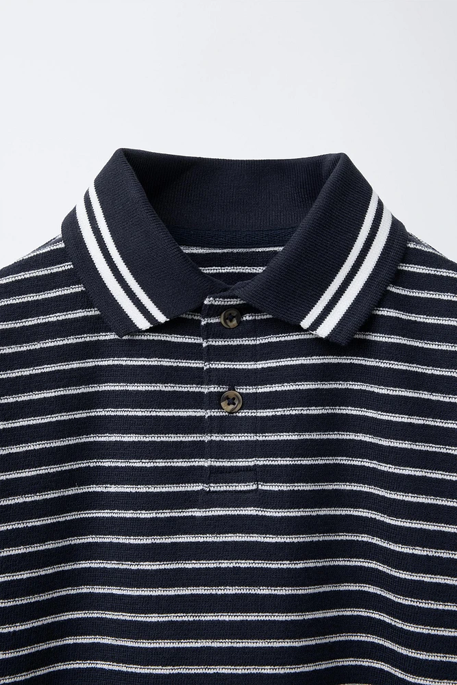 POLO RUSTIQUE À RAYURES