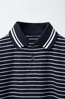 POLO RUSTIQUE À RAYURES