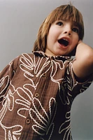 EMBROIDERED LEAF SHIRT