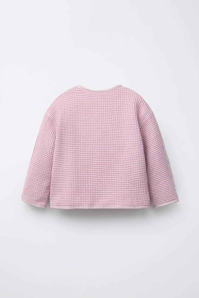 WAFFLE BUTTON JACKET