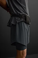 2-IN-1 PERFORATED SHORTS
