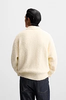 CARDIGAN À TEXTURE SERVIETTE
