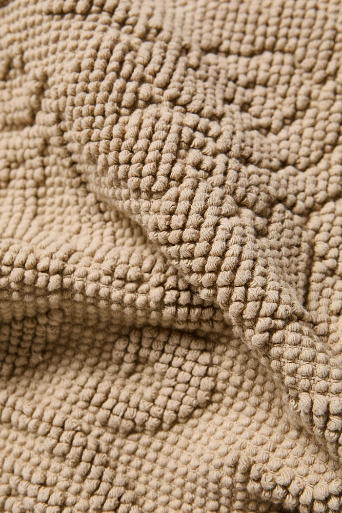 FLORAL JACQUARD BATH MAT