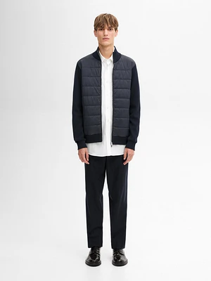 Cotton blend puffer jacket