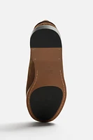 LEATHER SADDLE LOAFERS LIMITED EDITION