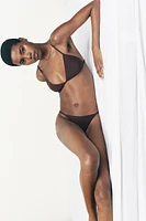 TRIANGLE BRALETTE WITH SILK