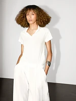 100% cotton short sleeve polo shirt