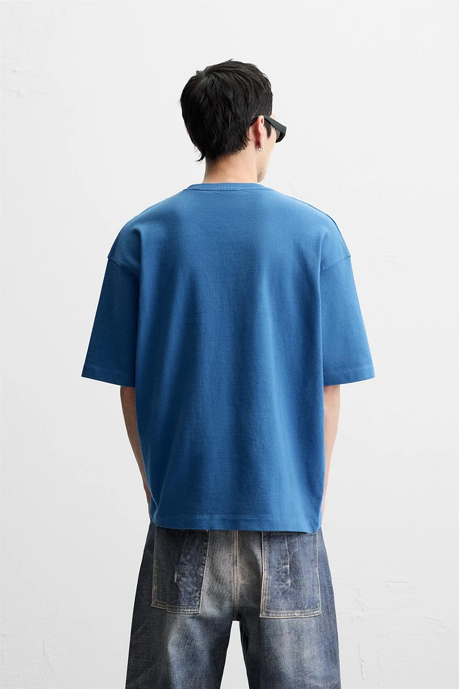 T-SHIRT RELAXED FIT DÉLAVÉ SPRAY