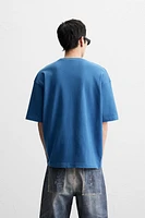T-SHIRT RELAXED FIT DÉLAVÉ SPRAY