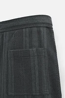 JACQUARD TEXTURED SHORTS