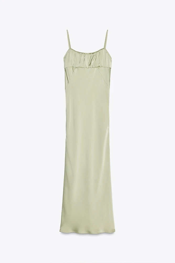 SATIN SLIP DRESS