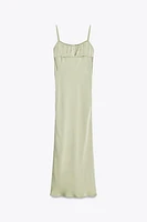 SATIN SLIP DRESS