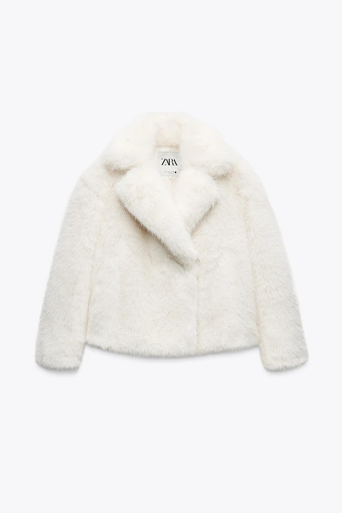 VESTE EFFET FOURRURE ZW COLLECTION