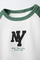 CONTRAST JOGGING T-SHIRT