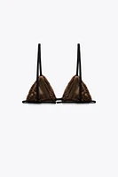 FAUX FUR BRALETTE LIMITED EDITION