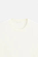 T-SHIRT EN MAILLE RELAXED FIT