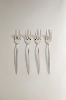 SET OF BRUNCH FORKS WITH THIN HANDLE (SET OF 4)
