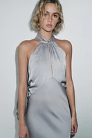 ROBE SATINÉE CAPE LIMITED EDITION