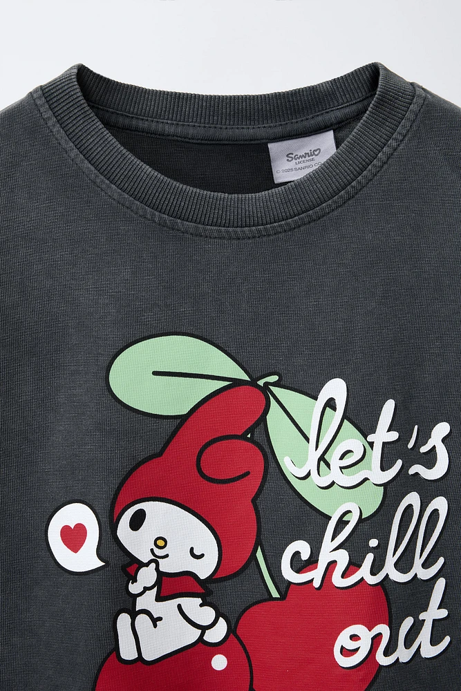 MY MELODY © SANRIO WASHED EFFECT T-SHIRT