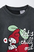MY MELODY © SANRIO WASHED EFFECT T-SHIRT
