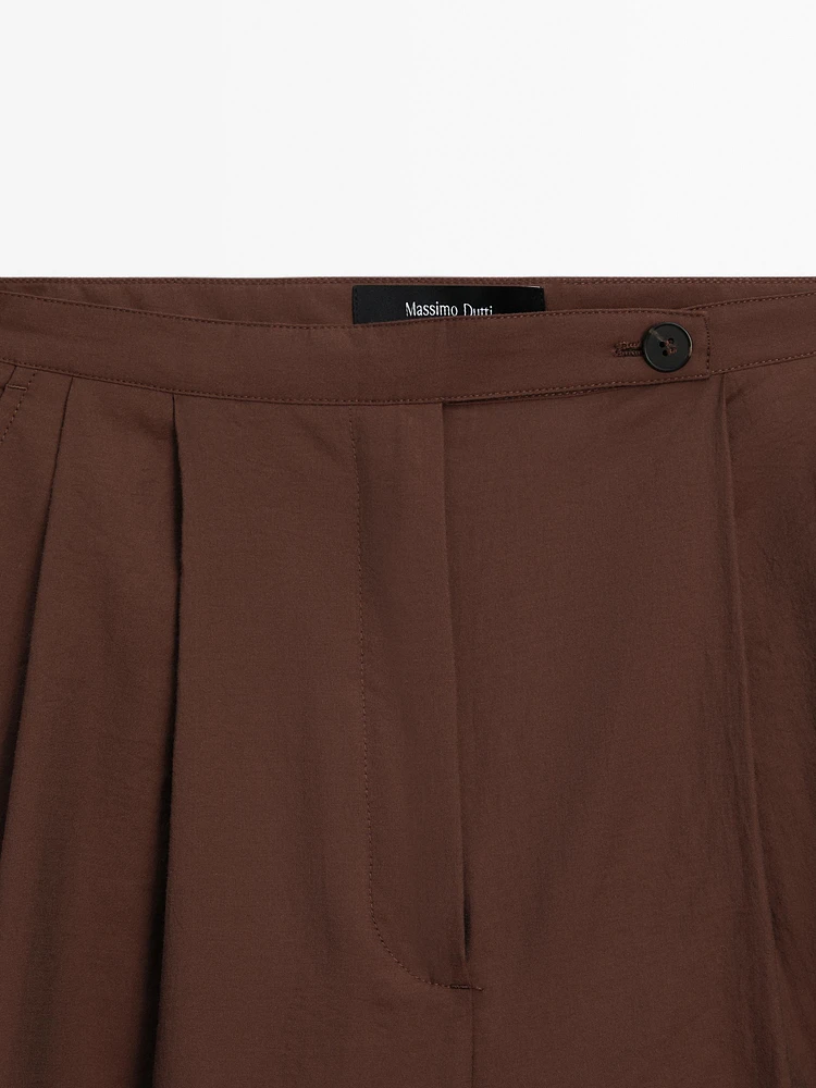 Pantalon fluide à double pince