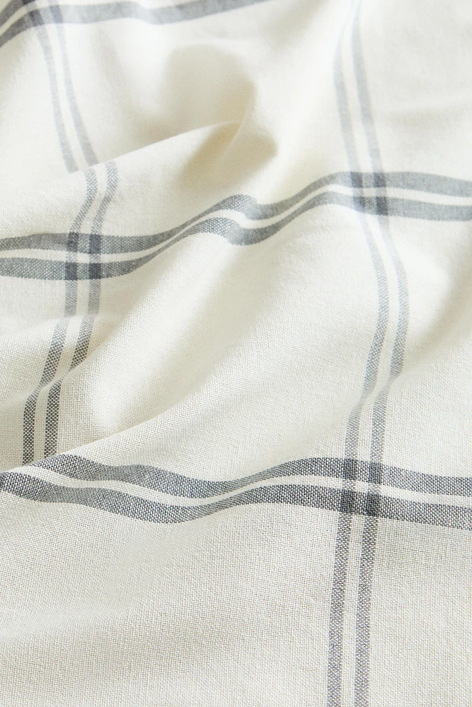 CHECK COTTON TABLECLOTH