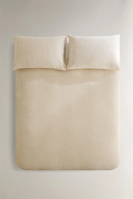 TEXTURED STRIPED DUVET COVER
