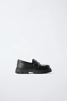 STUDDED LOAFERS