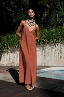 LONG STRAPPY DRESS