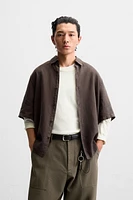 100% WASHED LINEN SHIRT
