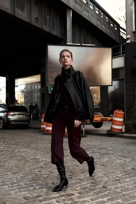 BELTED CULOTTE PANTS ZW COLLECTION