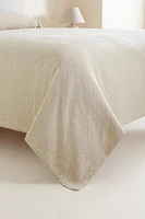 COUVRE-LIT COTON MOTIF GÉOMÉTRIQUE