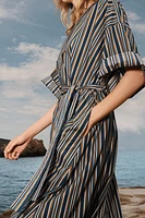 ROBE RAYURES CEINTURE LIMITED EDITION