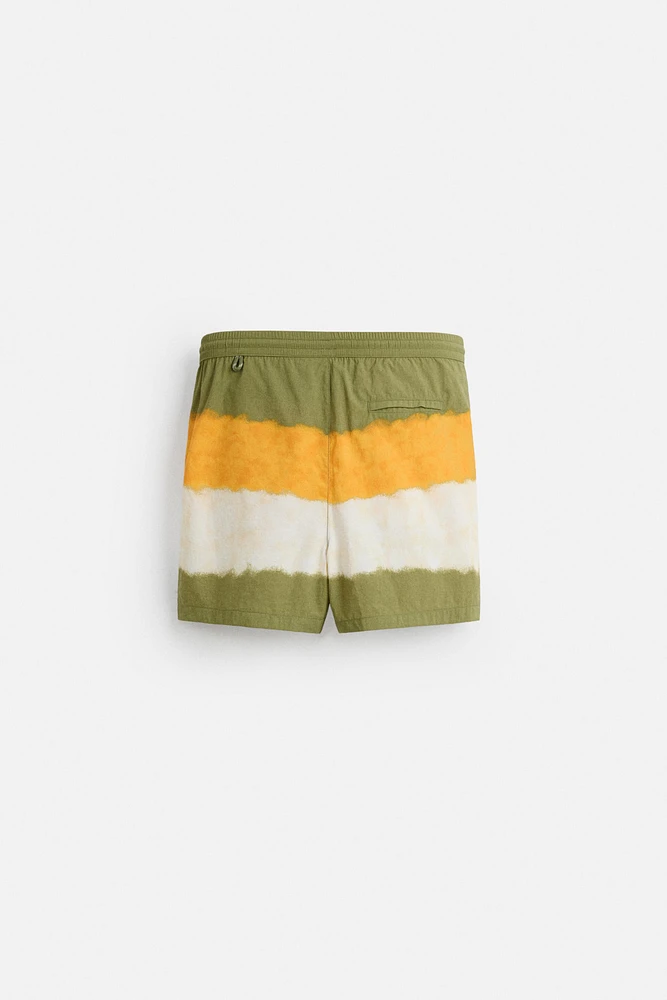 MAILLOT DE BAIN MOYEN IMPRIMÉ TIE & DYE