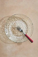 TEXTURED ACRYLIC DINNER PLATE