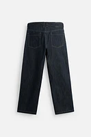 JEAN STRAIGHT FIT À CEINTURE