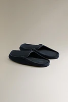 LEATHER MULE LOAFERS