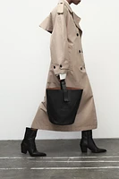 POINTED LEATHER ANKLE BOOTS