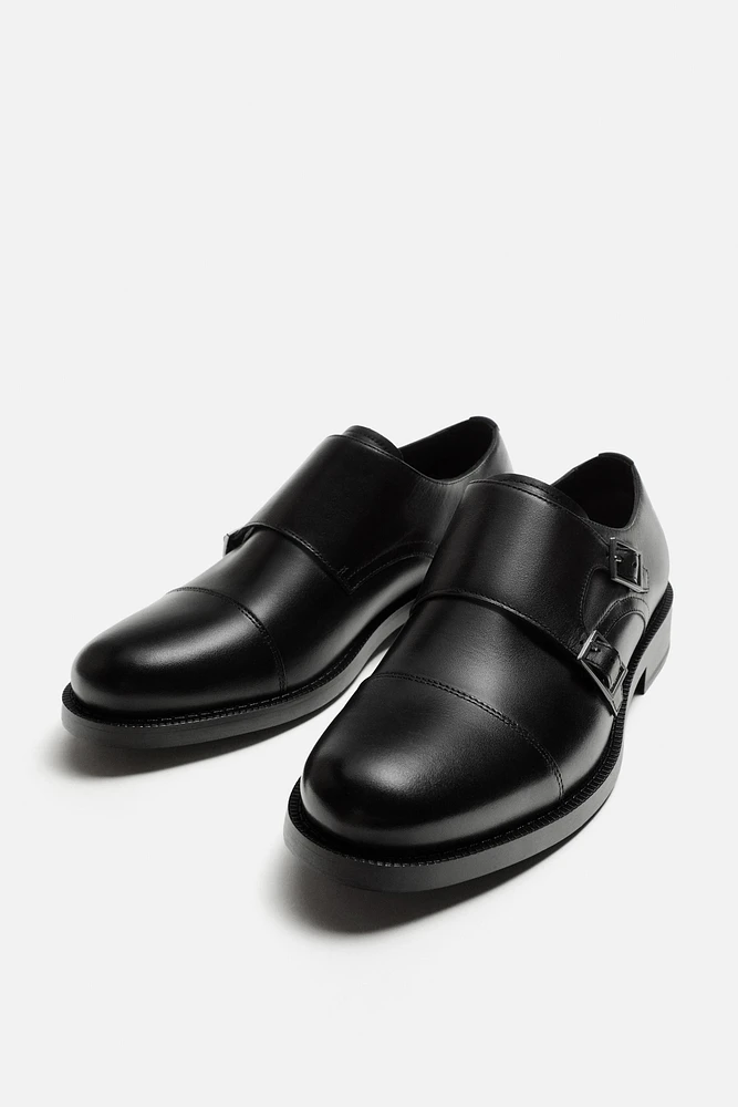 LEATHER BUCKLE SHOE