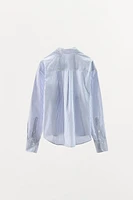 CHEMISE STYLE PYJAMA À RAYURES