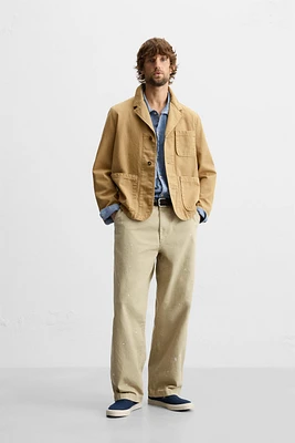 PAINT SPLATTER CHINO PANTS
