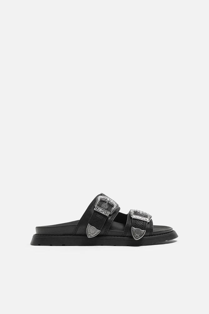 DOUBLE STRAP SANDALS
