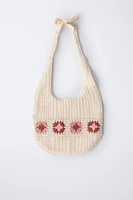 TEXTURED CROCHET BIB