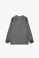 CHEMISE EFFET PLISSÉ ZW COLLECTION
