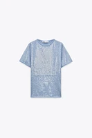 SEQUIN KNIT TOP