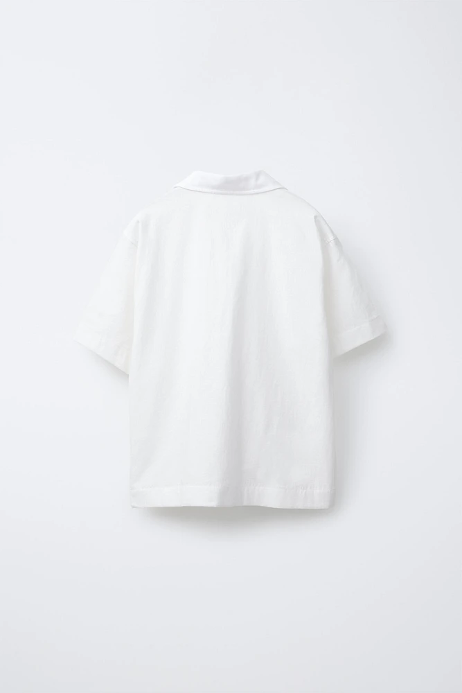 CHEMISE EN COTON LIN