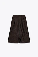 PLEATED ORGANZA CULOTTES