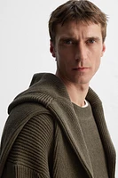 RELAXED FIT COTTON BLEND SWEATER