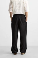 FLOWY PLEATED PANTS