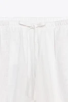 PANTALON LARGE 100 % LIN COLLECTION ZW